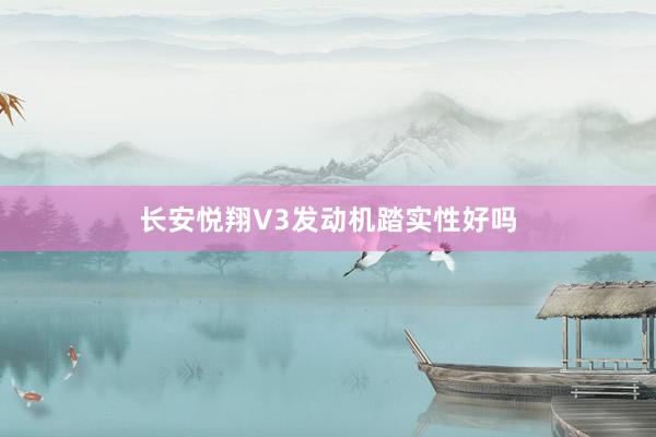 长安悦翔V3发动机踏实性好吗